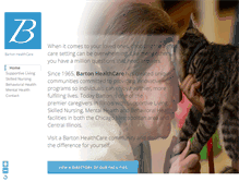Tablet Screenshot of bartonhealthcare.org